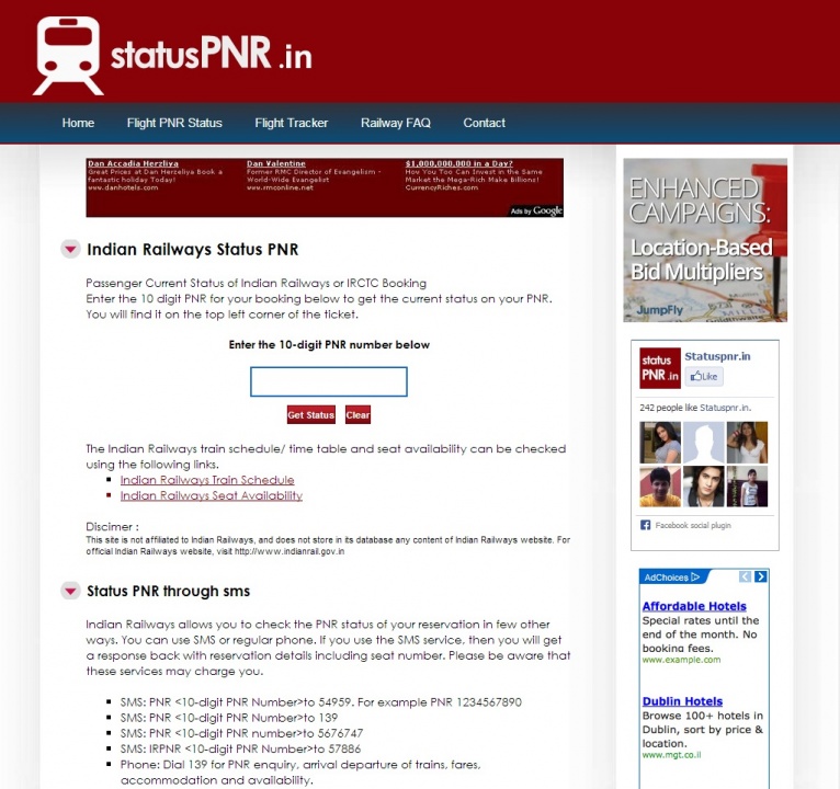 pnrstatus